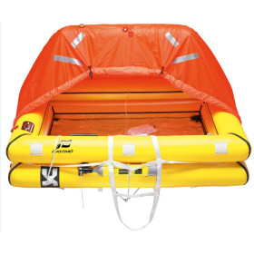 Radeau de survie hauturier - radeau de sauvetage pneumatique en mer pour bateau - H2R Equipements
