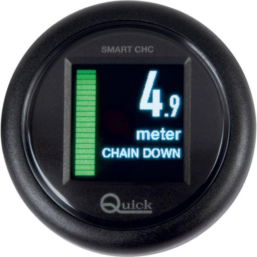 Compteur de chaine Smart CHC 12/24V QUICK - Commande & relais - Ecran allumé
