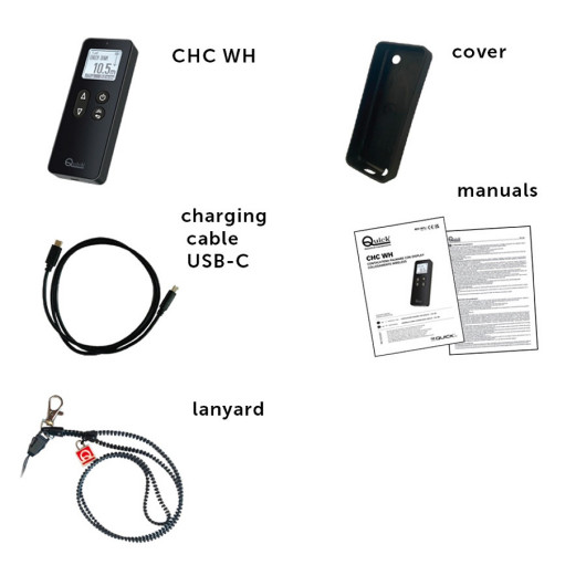 Émetteur compteur de chaîne CHC WH QUICK - Commande & relais - Contenu livraison