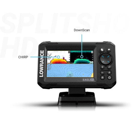 Mode de la Sonde SplitShot HD pour Eagle LOWRANCE TA 200/455/800Khz - Accessoire & capteur Combiné & Ecran multifonction