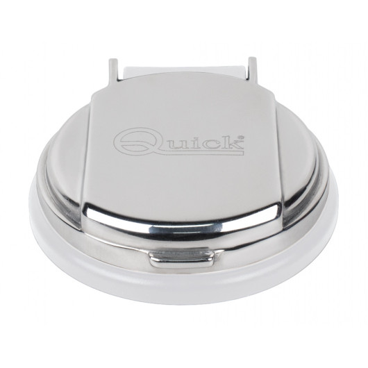 Contacteur à pied Série 900X cerclage blanc QUICK - Commande & relais - bouton gris