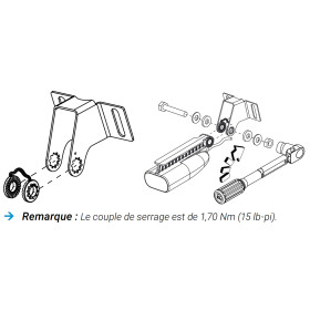 Kit complet de l'étrier pour Sonde SplitShot HD et TripleShot HD LOWRANCE - Accessoire & capteur Combiné & Ecran multifonction