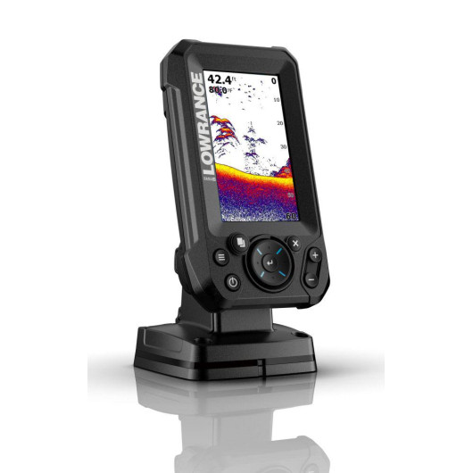 Eagle 4X et sonde Bullet 200KHz LOWRANCE - Sondeur Ecran Couleurs - Vue 3/4 face droite