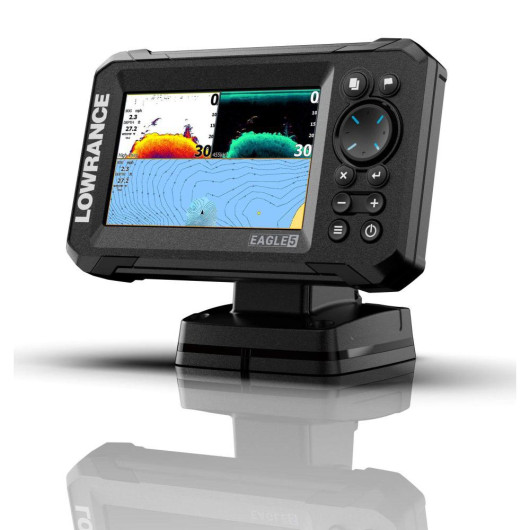 Sondeur/GPS Eagle 5 LOWRANCE - Combiné sondeur-GPS - Vue Combiné multi-fenêtre