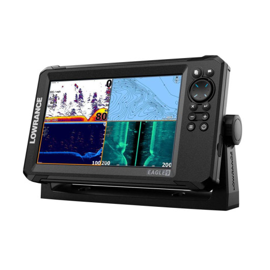 Sondeur/GPS Eagle 9 LOWRANCE - Combiné sondeur-GPS - Vue Combiné multi-fenêtre