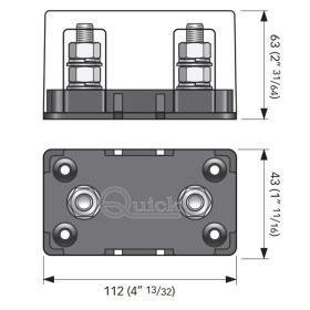 Porte-fusible TFH3 QUICK - Pièces détachées guindeau - Photo