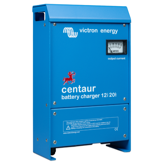 VICTRON Centaur 12/20, Chargeur de batterie 12V - 3 sorties vue côté gauche