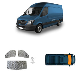 NRF Rideau isolant pare-brise de camping-car et fourgons/camions aménagés MERCEDES SPRINTER