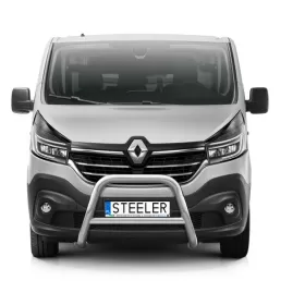 STEELER Pare-buffle avec barre transversale Trafic 3 phase 2 - protection pare choc avant fourgon et van