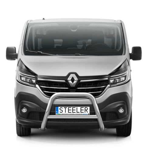 STEELER Pare-buffle avec barre transversale Trafic 3 phase 2 - protection pare choc avant fourgon et van
