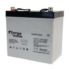 EM Batterie AGM plomb carbone 70Ah