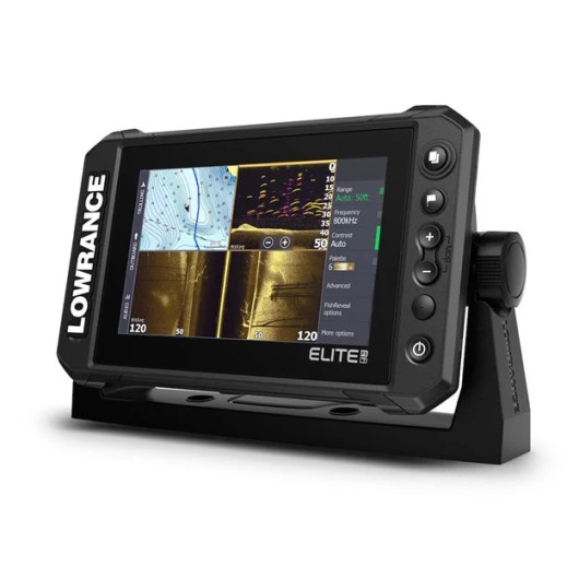 Sondeur/GPS Elite FS 7 LOWRANCE - Combiné sondeur-GPS - Vue Combiné multi-fenêtre