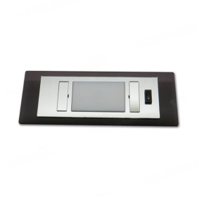 TECNOLED Plafonnier plat Plafonnier plat 12 ou 18 LED de TECNOLED - Eclairage intérieur van aménagé et camping-car - 12 LED