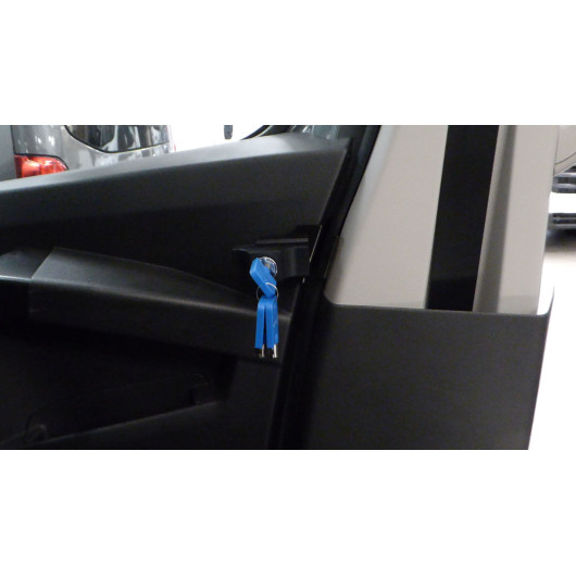 Kit de 2 verrous portes avant IMC CREATIONS pour Renault Trafic 3 - Sécurité fourgon aménagé - 2 clés incluses