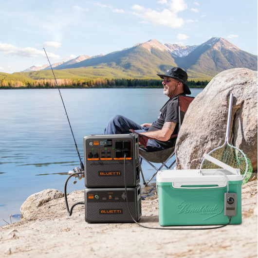 BLUETTI B210P - Batterie addionnelle 2150 Wh pour AC200PL et AC240P pour van, fourgon et camping-car