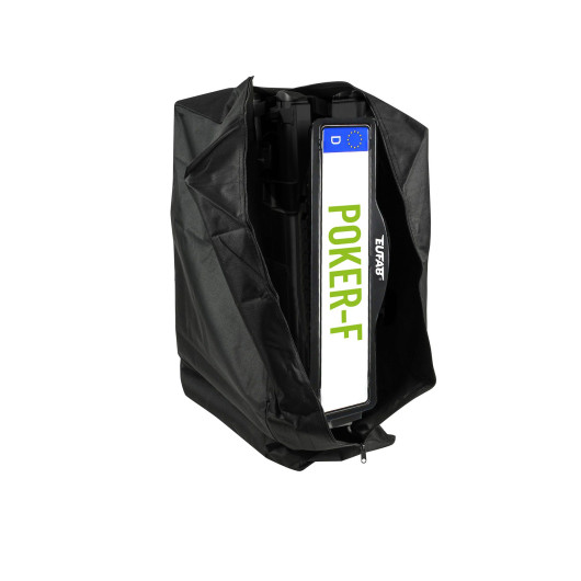 Poker-F EUFAB - Porte-vélos d'attelage basculant pour van aménagé ou voiture - sac