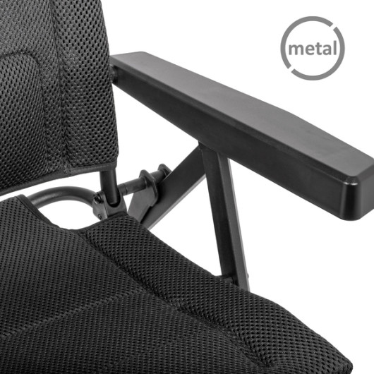 Fauteuil de camping Rebel Pro - Mobilier de plein air pour camping-car et fourgon aménagé - accoudoir