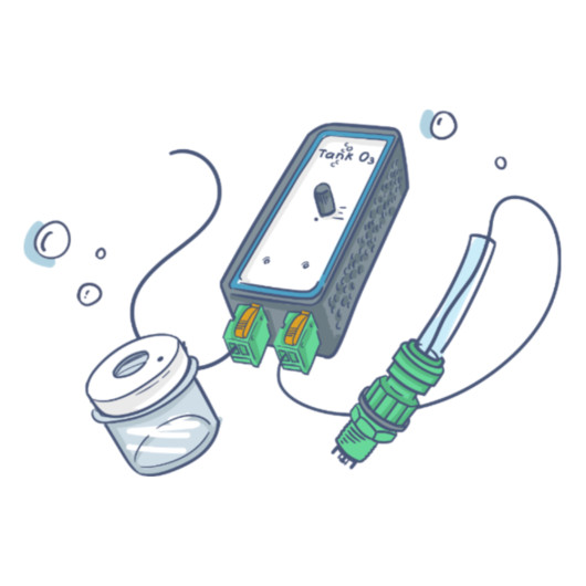 Système de purification 12V TANK-O3 - schema