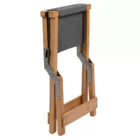 Tabouret repose-pieds bambou HT | siège de camping pour vanlife  structure bois | repliable