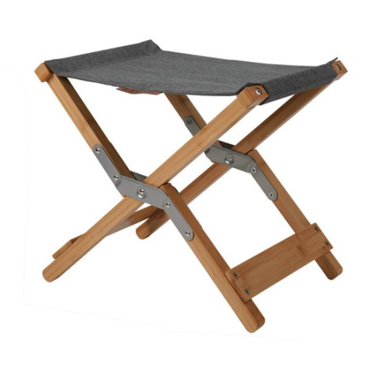 Tabouret repose-pieds bambou HT | siège de camping pour vanlife | H2R