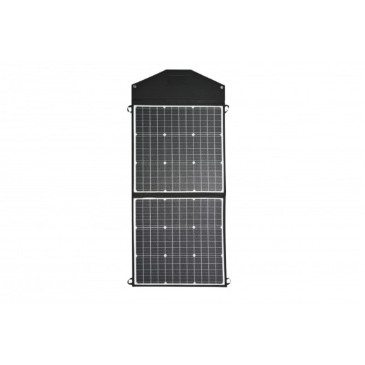 Panneau solaire pliant 110 W ANTARION - Recharge photovoltaïque pour batterie nomade dessus