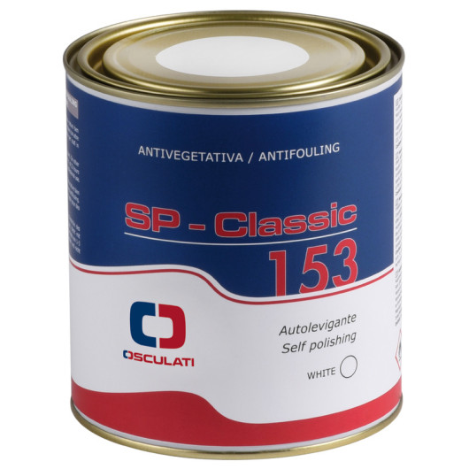 Antifouling auto polissant SP Classic 153 OSCULATI 0,75 L | Blanc