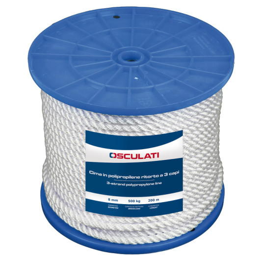 Cordage 3 torons blanc - Cordage et bout d'amarrage - conditionnement