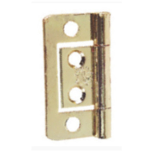 Charnière anglaise droite  51 x 23 mm Decmo | charnière plate acier pour l'intérieur du camping-car | laiton