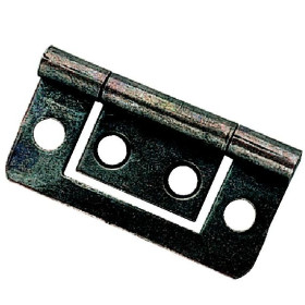 Charnière anglaise droite  51 x 23 mm Decmo | charnière plate acier pour l'intérieur du camping-car