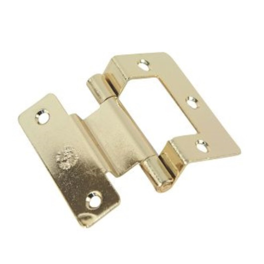 Charnière anglaise à déport 51 x 57 mm Decmo | Charnière intérieure pour porte de camping-car et van | laiton