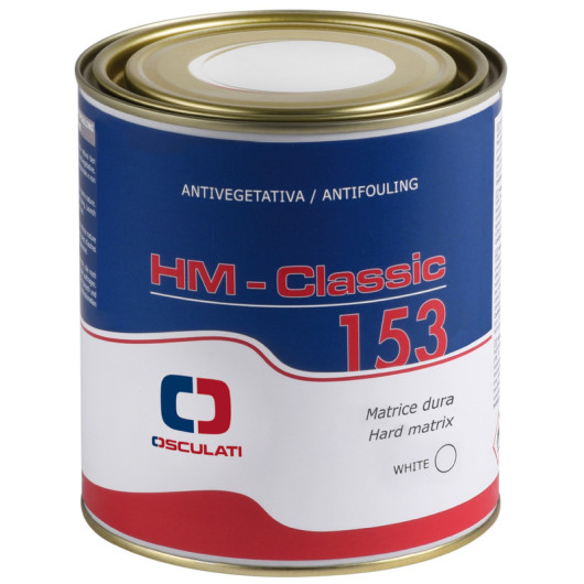 Antifouling matrice dure HM Classic 153 Osculati 0,75 L | Blanc