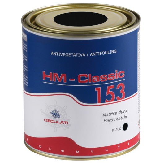 Antifouling matrice dure HM Classic 153 Osculati 0,75 L | Noir