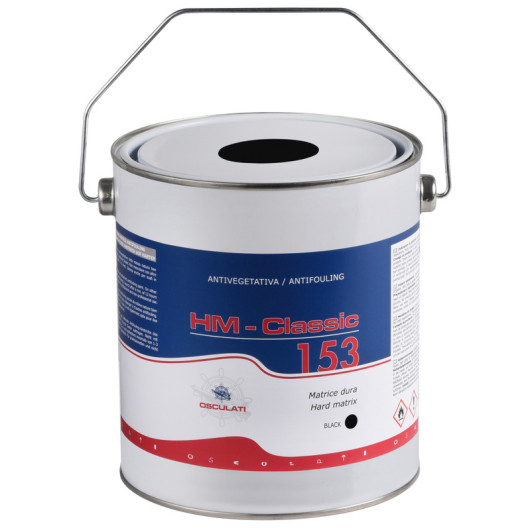 Antifouling matrice dure HM Classic 153 Osculati 2,5 L | Noir