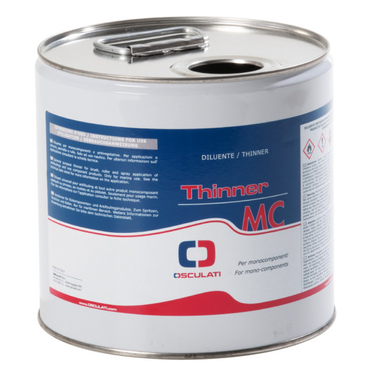 Solvant Thinner MC Osculati mono-composant pour antifouling | Diluant | Conditionnement 2,5 L