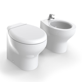 WC électrique Silence Plus 2G Touch avec Bidet Tecma | WC Marins | 2 produits