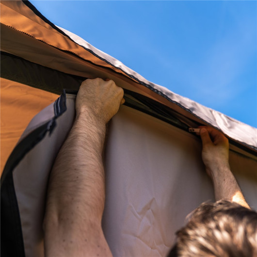 Panneaux latéraux Texel Suncanopy -  Équipement extérieur pour caravane - fermeture