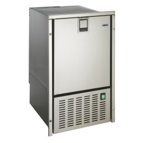 Machine à glaçon Isotherm White Ice Inox | Réfrigérateur à compression | Porte fermée