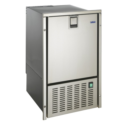 Machine à glaçon Isotherm White Ice Inox | Réfrigérateur à compression | Porte fermée