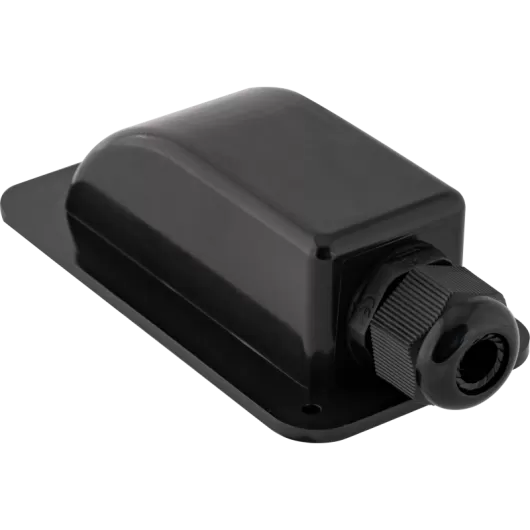 Passe toit slim - Accessoire étanche pour câbles solaires - noir