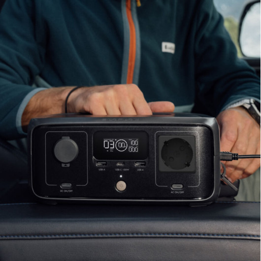 ECOFLOW River 3 - Batterie nomade solaire pour randonnée, van, fourgon et camping-car