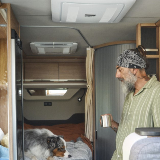 Ventilation de toit Dometic ACC3100 | VMC à récupération de chaleur pour fourgon et camping-car | améliore le confort