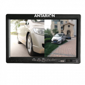 ANTARION Ecran pour système vidéo de recul double optique Écran 7 pouces - Caméra de recul double pour camping-car - visuel