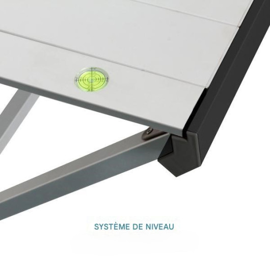 Table Titanium Axia - Mobilier de plein air pour camping - niveau