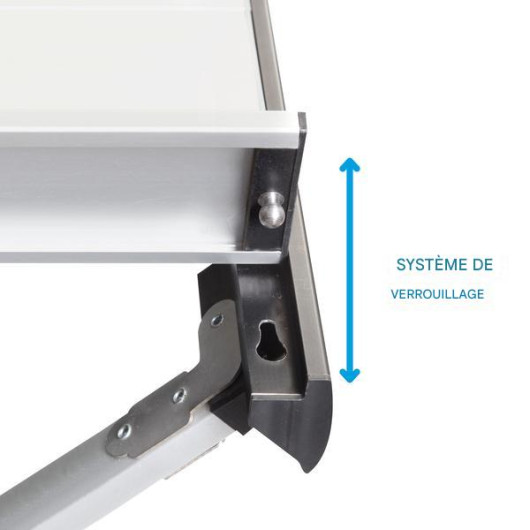 Table Titanium Axia - Mobilier de plein air pour camping - verrouillage