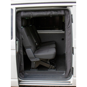 CARBEST Moustiquaire premium VW T5 / T6 / T6.1 porte latérale Moustiquaire porte latérale - Équipement intérieur anti-insectes - fermée