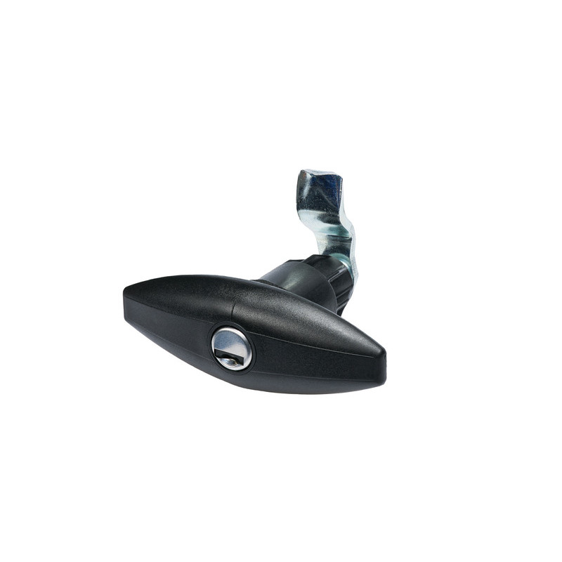Serrure Pour Porte De Caravane – Compartiment De Rangement, 2 Clés, Noir, Facile à Poser
