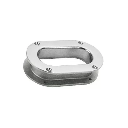 Ecubier inox | 241 x 146 mm Osculati | écubier pour passage de chaîne du bateau