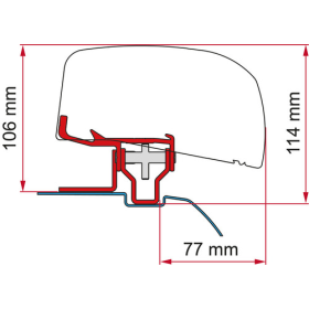 FIAMMA Kit fixation de store F40Van | Nissan NV 200