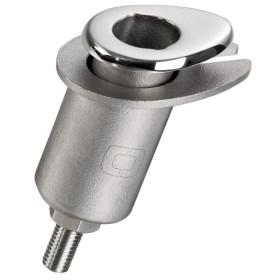Support hampe flexible Osculati | rondelle de fixation à encastrer pour hampe de taud de bateau | sans bouchon