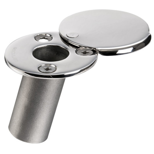Support hampe flexible Osculati | rondelle de fixation à encastrer pour hampe de taud de bateau | bouchon rotatif